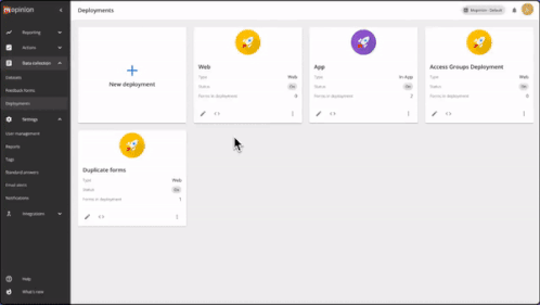 Access rights for deployments