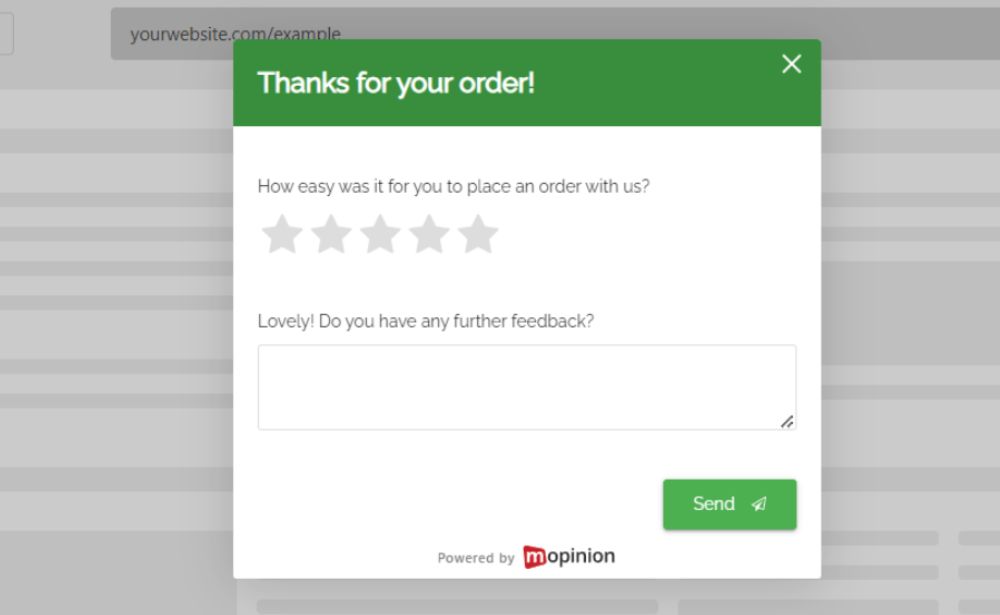 Behavioural Feedback Example