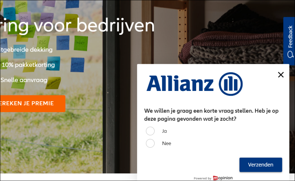 Allianz exit survey