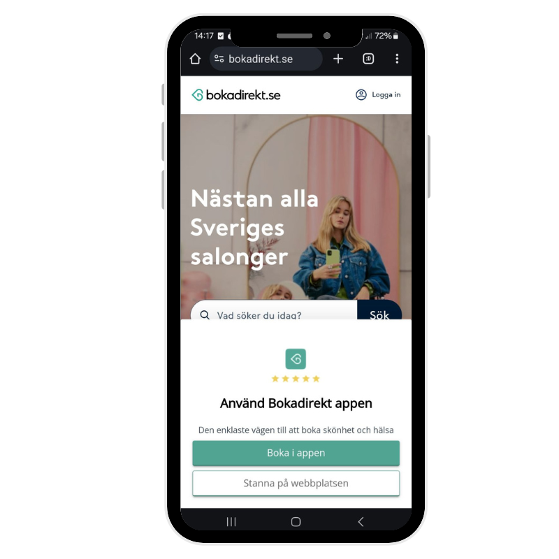 Bokadirekt notification survey