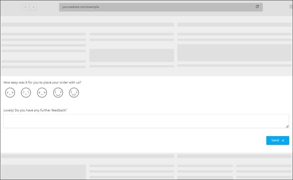 CES customer feedback form Template