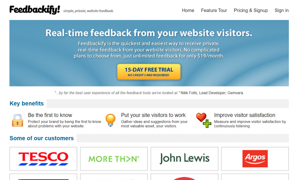 7 Alternatives to GetFeedback CX and Digital - Feedbackify