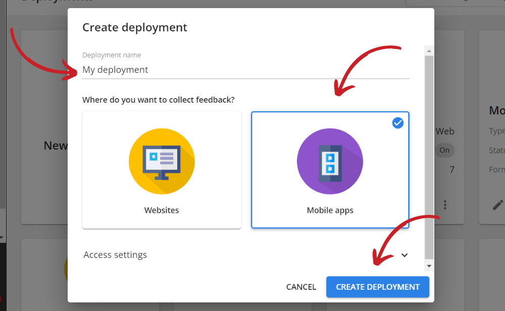 Name your deployment