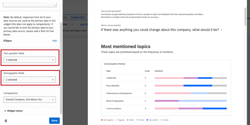 Qualtrics - Customer feedback summarisation