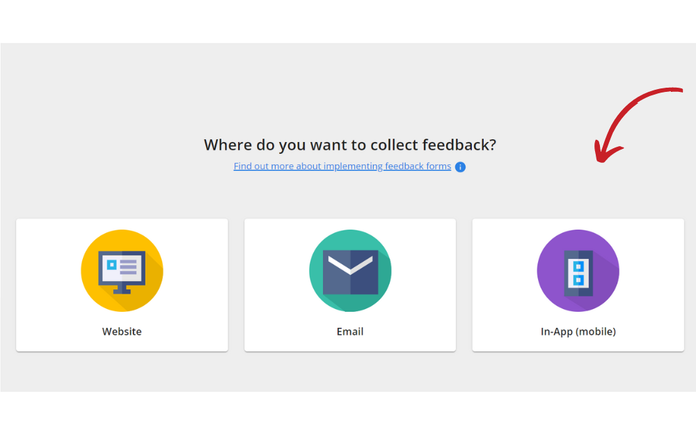 Type of feedback form