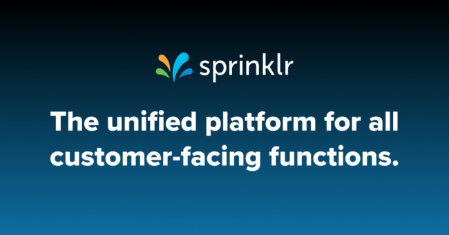 Sprinklr website feedback tool