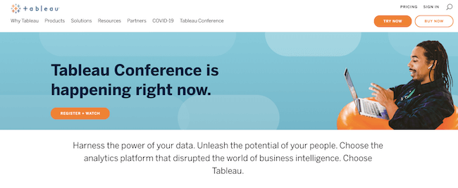 Top 15 Business Intelligence Tools: An Overview - Tableau