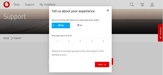 User feedback helps you with the customer journey
