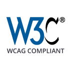 WCAG-compliant badge